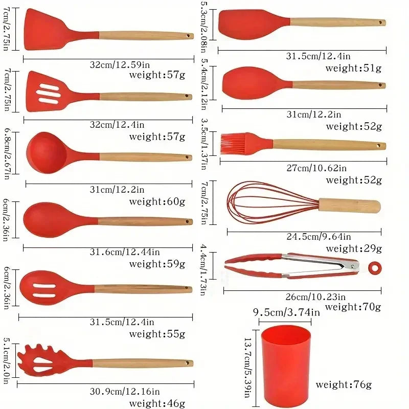 12 Pcs Cooking Utensils Set